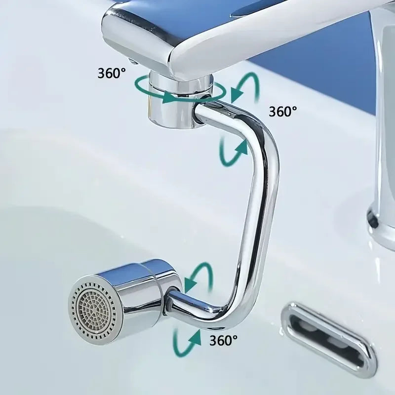 Extensor Giratorio para Grifo 1080° con Doble Modo de Agua