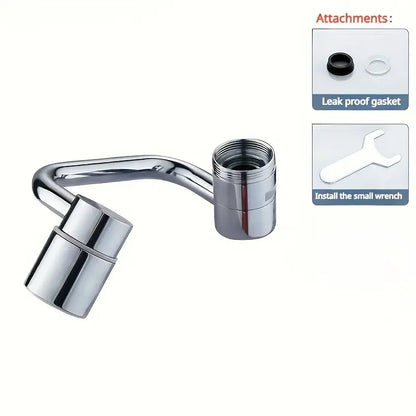 Extensor Giratorio para Grifo 1080° con Doble Modo de Agua