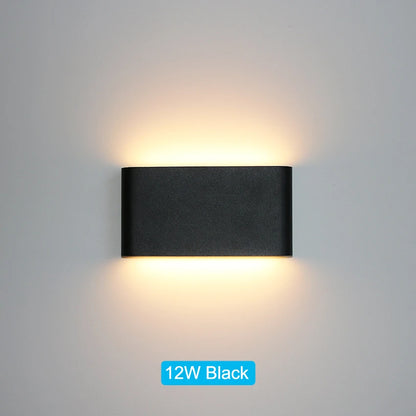 Lámpara LED de Pared IP65 para Interior y Exterior de Aluminio
