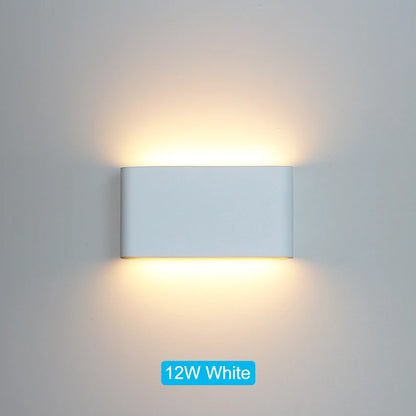 Lámpara LED de Pared IP65 para Interior y Exterior de Aluminio