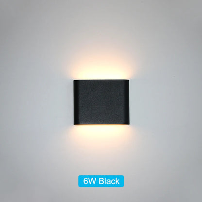 Lámpara LED de Pared IP65 para Interior y Exterior de Aluminio