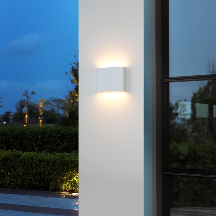Lámpara LED de Pared IP65 para Interior y Exterior de Aluminio