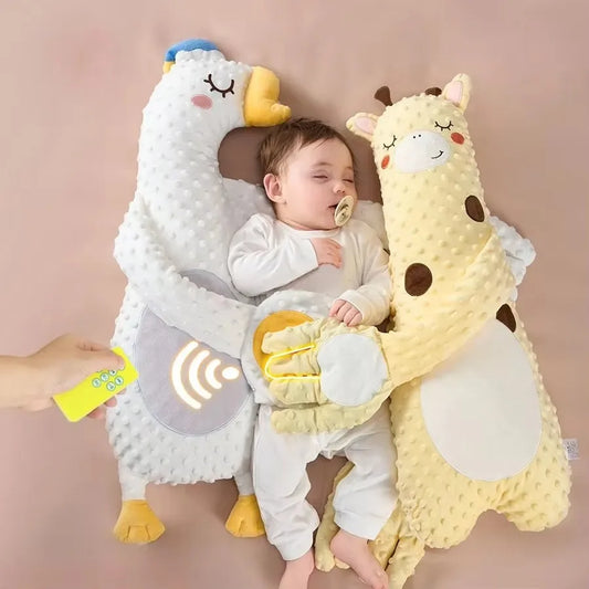 Cojín Calmante para Bebé con Palmaditas Automáticas y Control Remoto