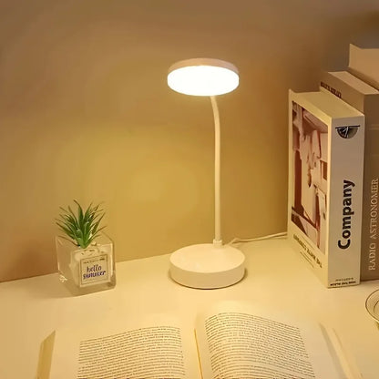 Lámpara LED de Escritorio USB Regulable con 3 Modos de Luz
