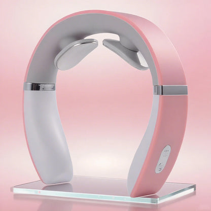 Masajeador Eléctrico Cervical EMS Recargable para Cuello y Hombros
