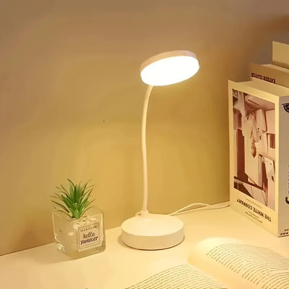 Lámpara LED de Escritorio USB Regulable con 3 Modos de Luz