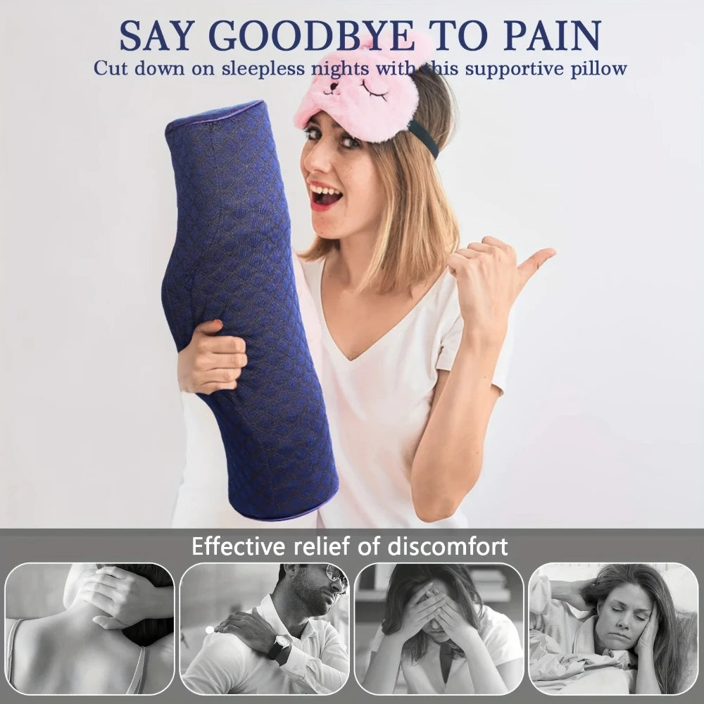 Almohada Cervical Ortopédica Viscoelástica para Dormir Ergonómica