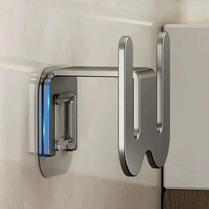 Soporte Adhesivo para Zapatillas de Pared Metálico sin Perforar