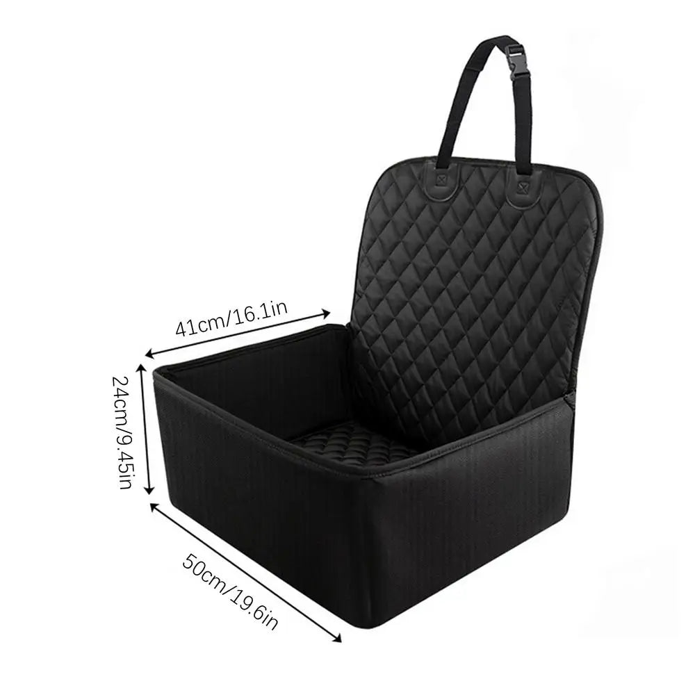 Asiento Protector para Perros Coche Impermeable Antideslizante Negro