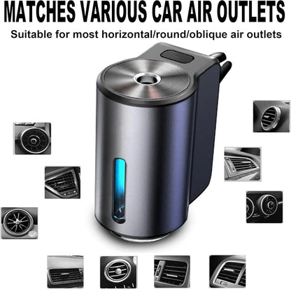 Ambientador Coche Recargable con Difusor Inteligente USB LED RGB