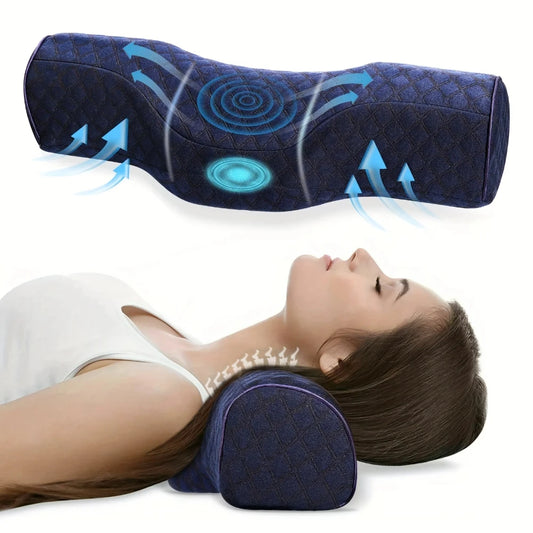 Almohada Cervical Ortopédica Viscoelástica para Dormir Ergonómica