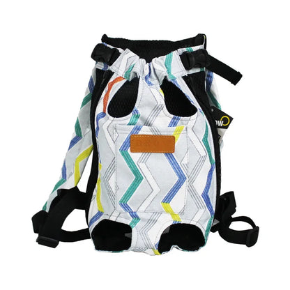 Mochila Transportadora Frontal para Gatos y Perros Pequeños