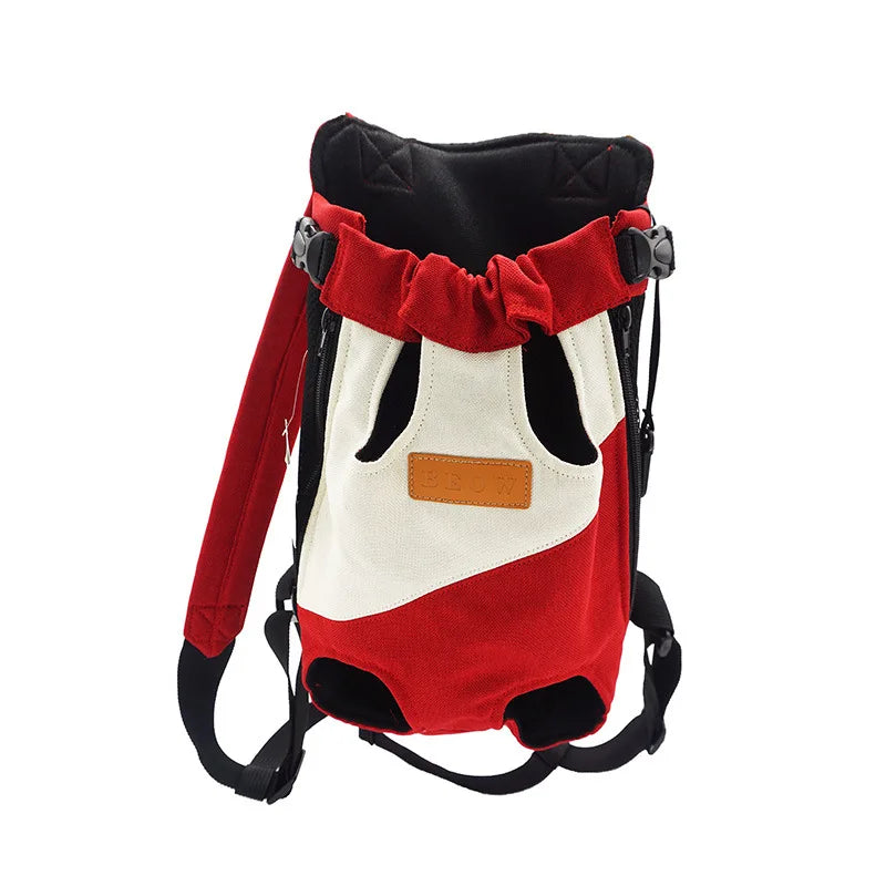 Mochila Transportadora Frontal para Gatos y Perros Pequeños