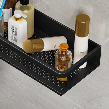 Estante de Baño de Aluminio para Pared Organizador Multifuncional
