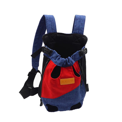 Mochila Transportadora Frontal para Gatos y Perros Pequeños
