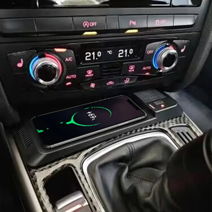 Cargador Inalámbrico para Audi A4 A5 Q5 con Base de Carga Rápida