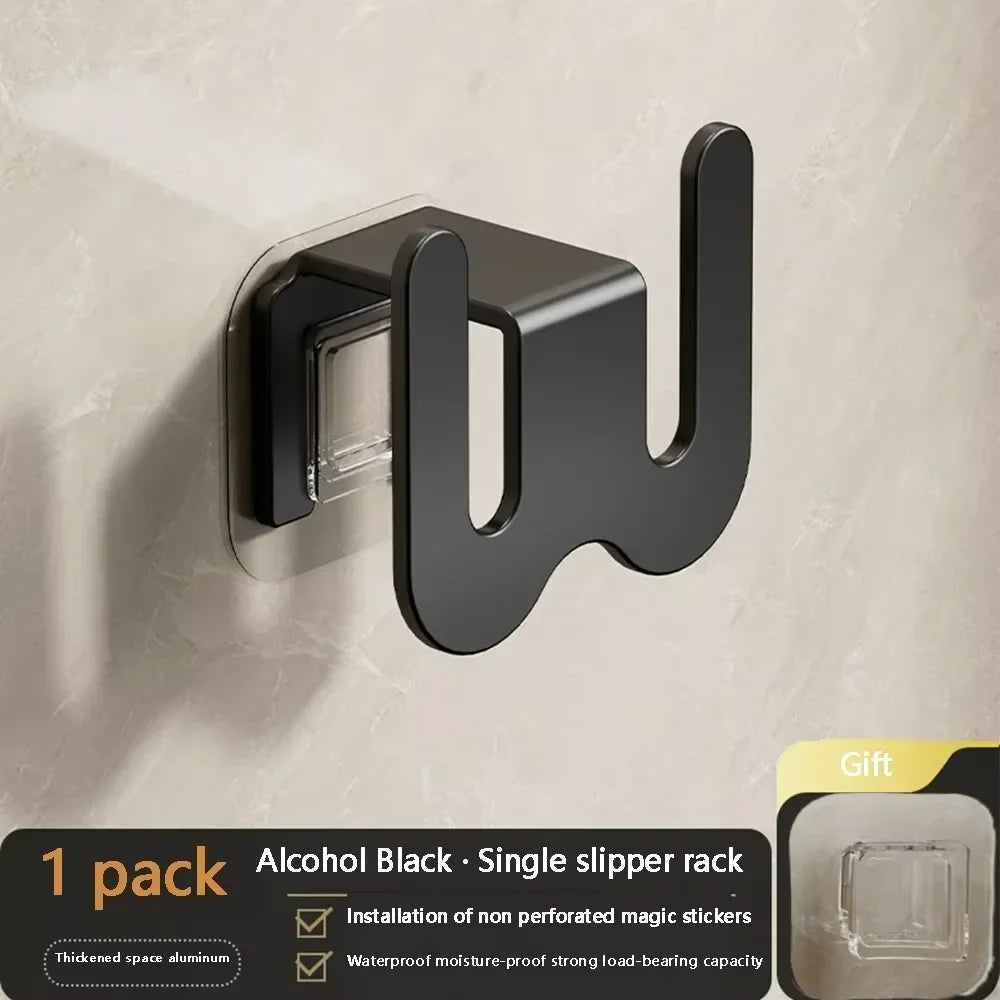 Soporte Adhesivo para Zapatillas de Pared Metálico sin Perforar
