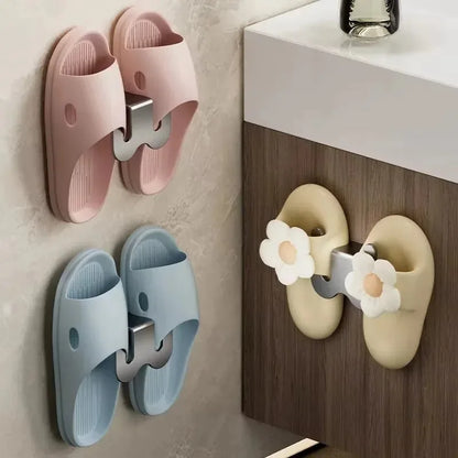 Soporte Adhesivo para Zapatillas de Pared Metálico sin Perforar