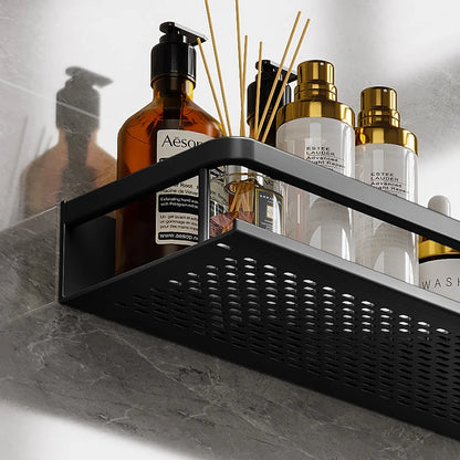 Estante de Baño de Aluminio para Pared Organizador Multifuncional