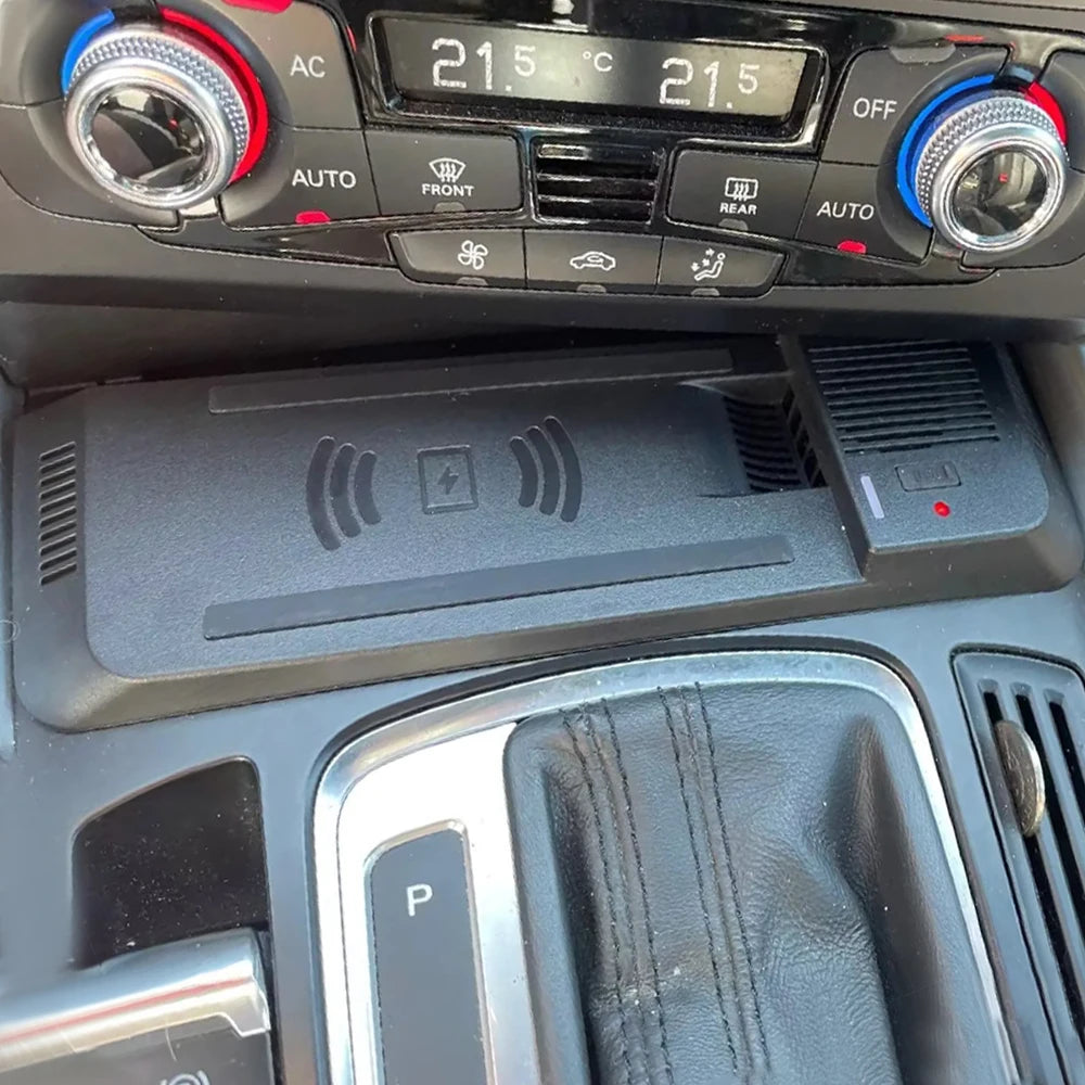 Cargador Inalámbrico para Audi A4 A5 Q5 con Base de Carga Rápida