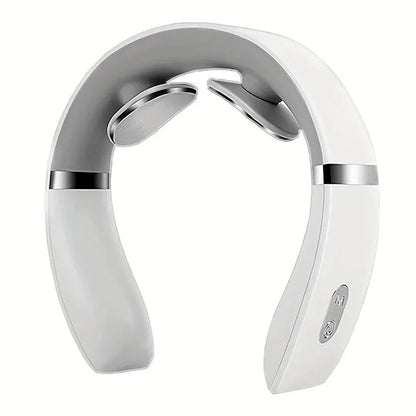 Masajeador Eléctrico Cervical EMS Recargable para Cuello y Hombros
