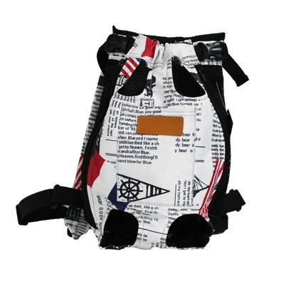 Mochila Transportadora Frontal para Gatos y Perros Pequeños