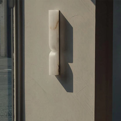 Lámpara de Pared LED de Mármol Natural Art Deco para Interior