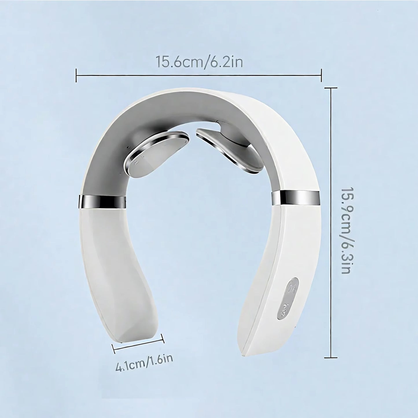 Masajeador Eléctrico Cervical EMS Recargable para Cuello y Hombros